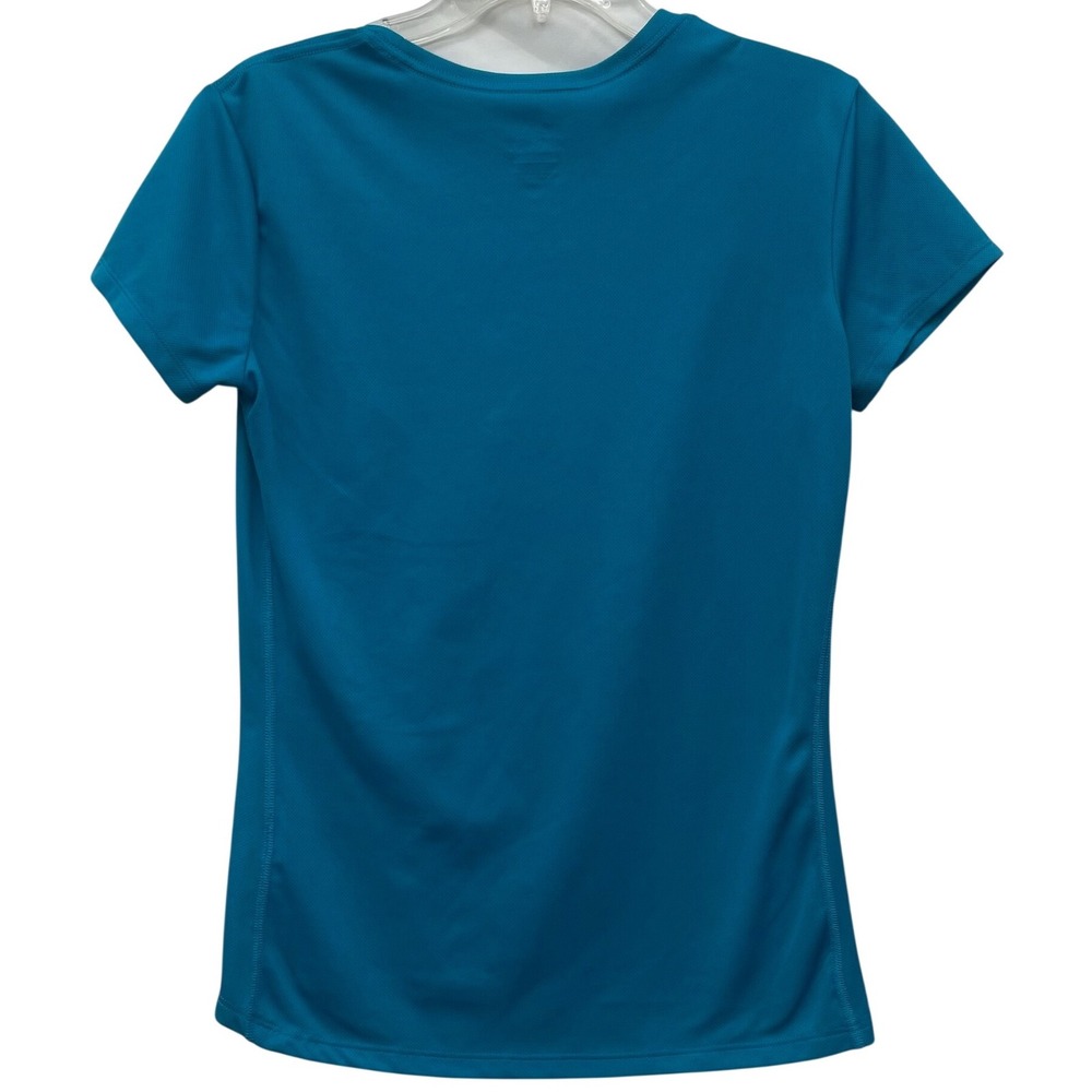 Nike Dri Fit Shirt Womens Medium Blue Athletic Running Tee - Picture 2 of 8